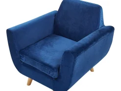 Best Beliani BERNES Velluto marino Blu
