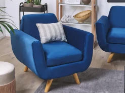 Best Beliani BERNES Velluto marino Blu