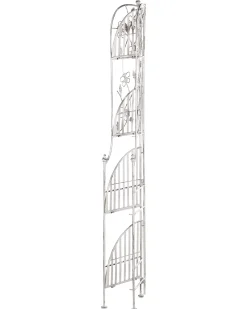 Best Beliani Scaffalatura ad angolo BIELLA Metallo 35 cm 35 cm Bianco
