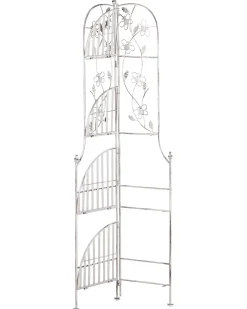 Best Beliani Scaffalatura ad angolo BIELLA Metallo 35 cm 35 cm Bianco