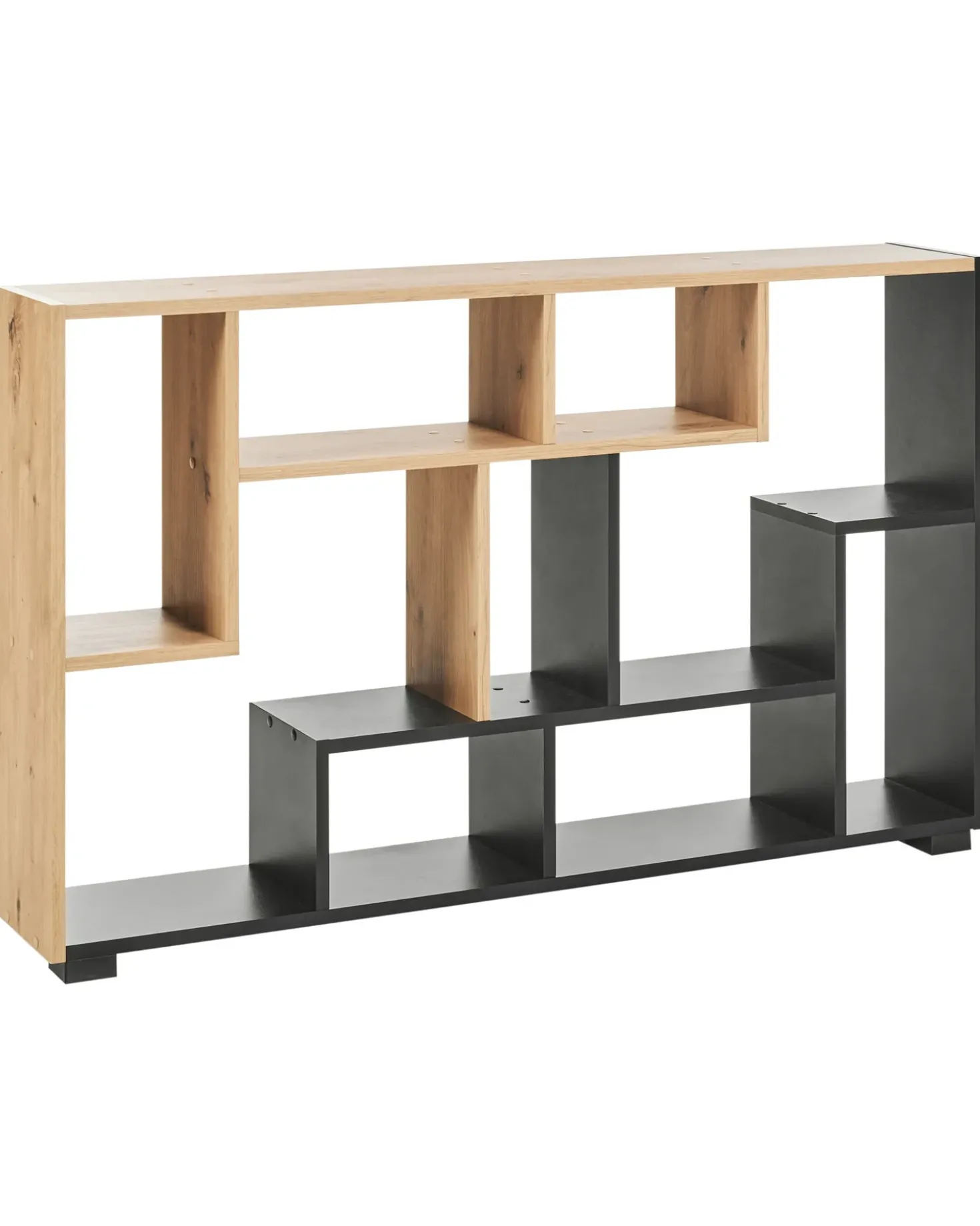 Scaffale ALMA 122 cm Marrone/Nero