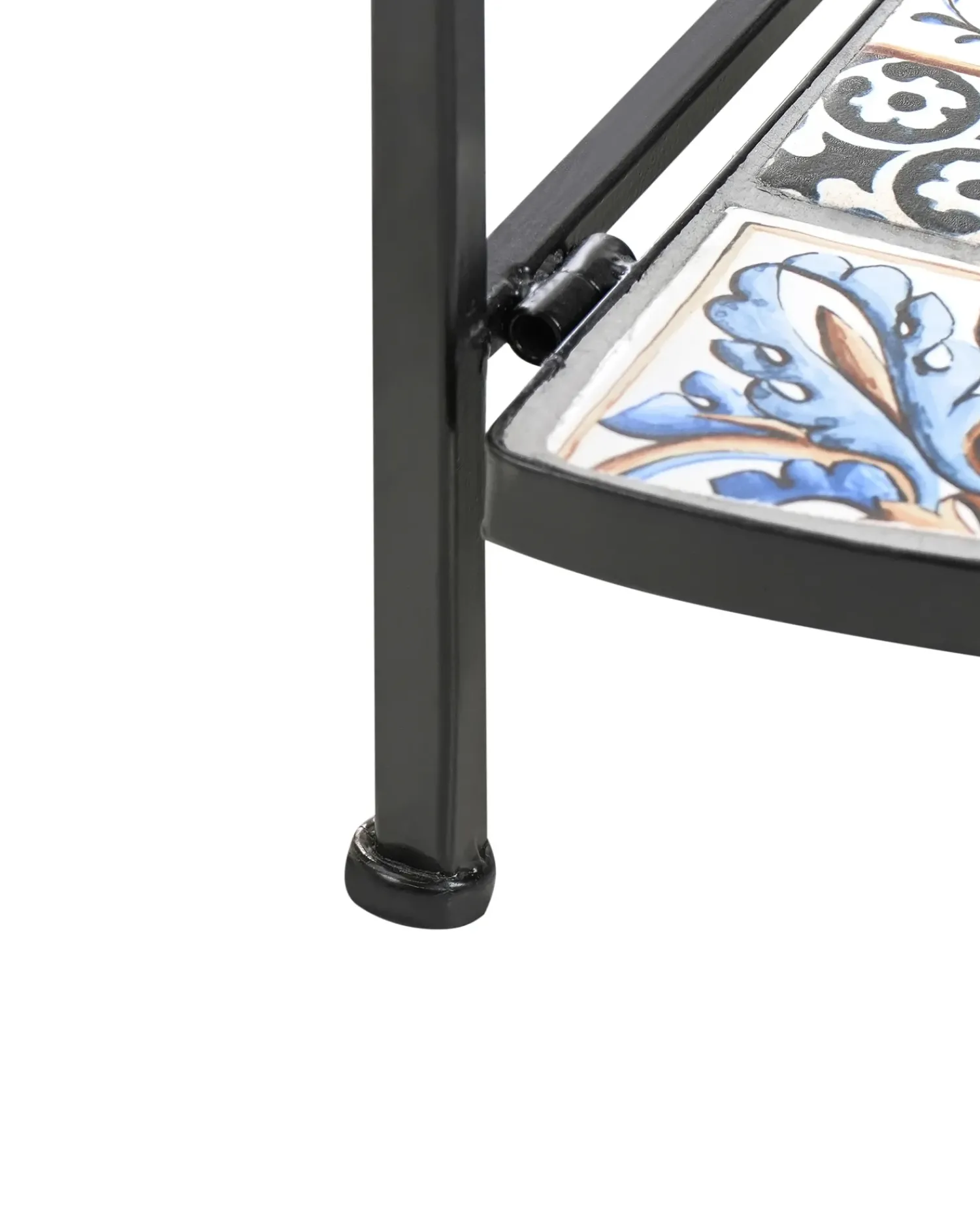 Beliani Scaffale FAVARA Metallo 43 cm 32 cm Nero Multicolore Nero