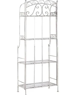 New Beliani Scaffale PADUA Metallo 61 cm 32 cm Bianco