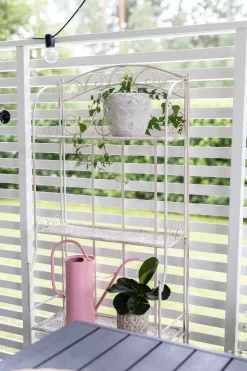 New Beliani Scaffale PADUA Metallo 61 cm 32 cm Bianco