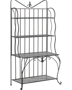 Beliani Scaffale PAVONA Metallo 94 cm 50 cm Nero