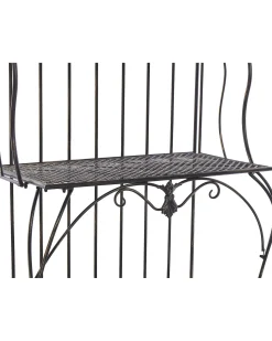 Beliani Scaffale PAVONA Metallo 94 cm 50 cm Nero