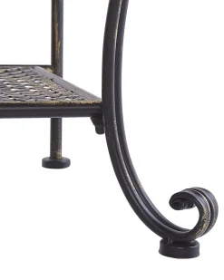 Beliani Scaffale PAVONA Metallo 94 cm 50 cm Nero
