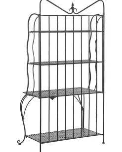 Beliani Scaffale PAVONA Metallo 94 cm 50 cm Nero