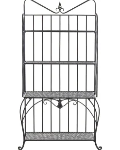 Beliani Scaffale PAVONA Metallo 94 cm 50 cm Nero