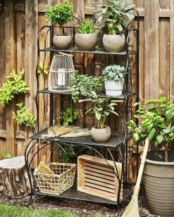 Beliani Scaffale PAVONA Metallo 94 cm 50 cm Nero