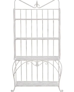 Best Beliani Scaffale PAVONA Metallo 94 cm 50 cm chiaro Beige