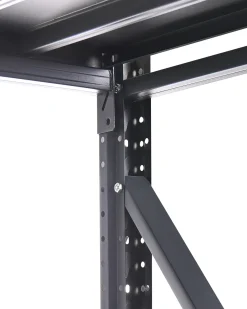 Best Beliani Scaffale per garage FIUGGI Metallo 60 cm Nero