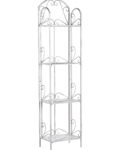 Best Beliani Scaffale VALDIVIA Metallo 40 cm 27 cm Bianco