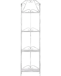 Best Beliani Scaffale VALDIVIA Metallo 40 cm 27 cm Bianco