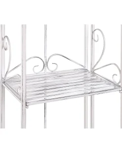 Best Beliani Scaffale VALDIVIA Metallo 40 cm 27 cm Bianco