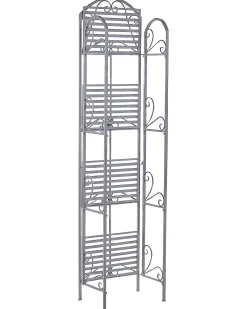 Sale Beliani Scaffale VALDIVIA Metallo Grigio