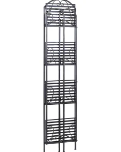 New Beliani Scaffale VALDIVIA Metallo Nero