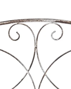 Clearance Beliani Scaffale VILLADOSE Metallo 60 cm 30 cm Grigio