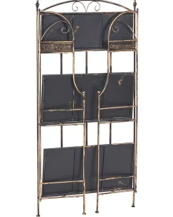 Best Beliani Scaffale VILLADOSE Metallo 60 cm 30 cm Nero