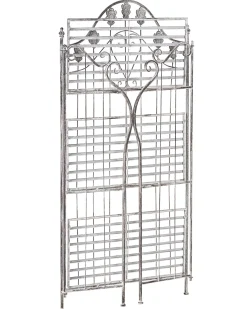 Beliani Scaffale VISANO Metallo 59 cm 30 cm Grigio