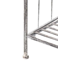 Beliani Scaffale VISANO Metallo 59 cm 30 cm Grigio