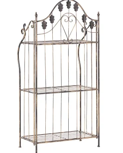 Online Beliani Scaffale VISANO Metallo 59 cm 30 cm Nero