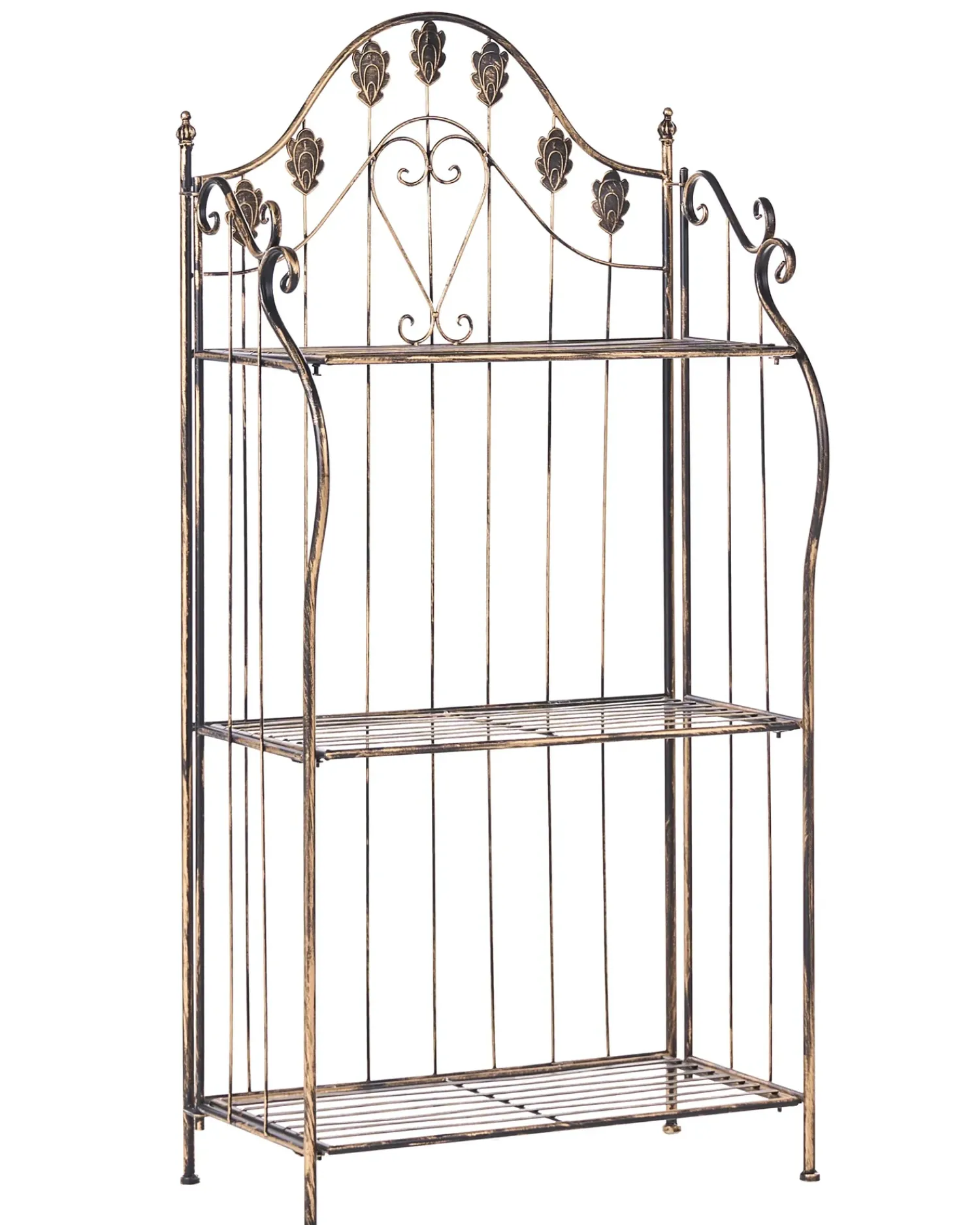 Online Beliani Scaffale VISANO Metallo 59 cm 30 cm Nero