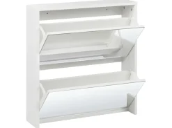 Scarpiera MIDFIELD con contenitore Bianco