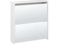Scarpiera MIDFIELD con contenitore Bianco