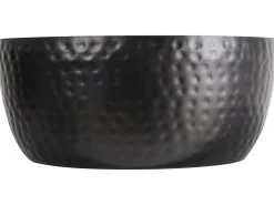 New Beliani Scodelle decorative BANHA Metallo Nero Oro Nero