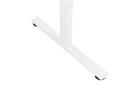 Scrivania angolare regolabile elettricamente DESTINES Bianco 160 cm 109 cm Lato Sinistro