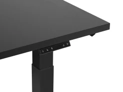 Discount Beliani Scrivania elettrica regolabile in altezza DESTIN II 160 cm 72 cm Nero