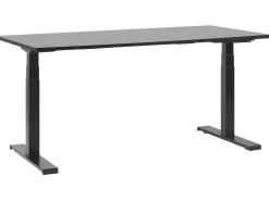 Discount Beliani Scrivania elettrica regolabile in altezza DESTIN II 160 cm 72 cm Nero