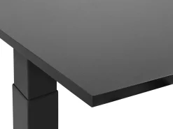 Discount Beliani Scrivania elettrica regolabile in altezza DESTIN II 160 cm 72 cm Nero