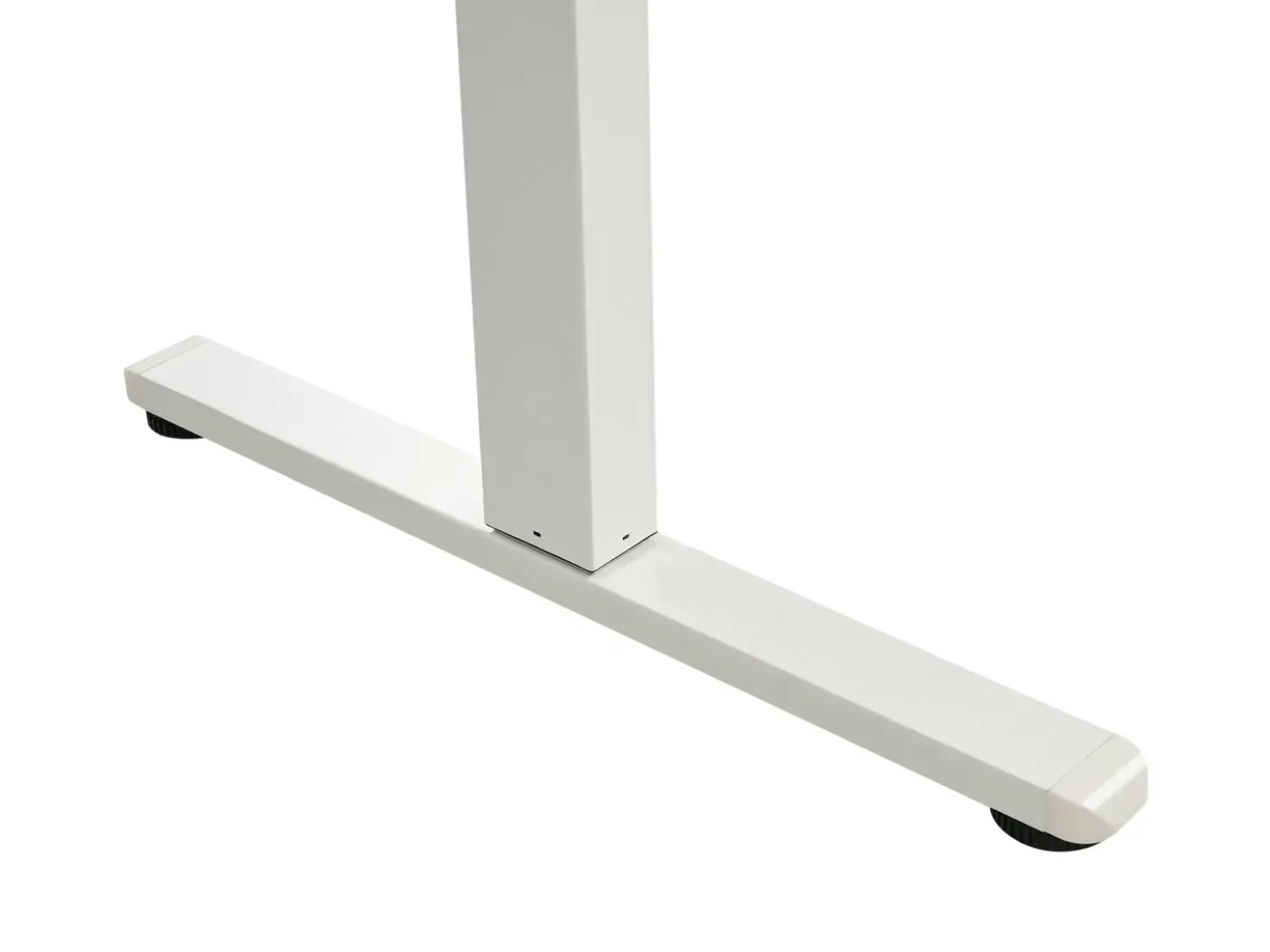 Scrivania elettrica regolabile in altezza LUCAMA Bianco 120 cm 60 cm con porta USB