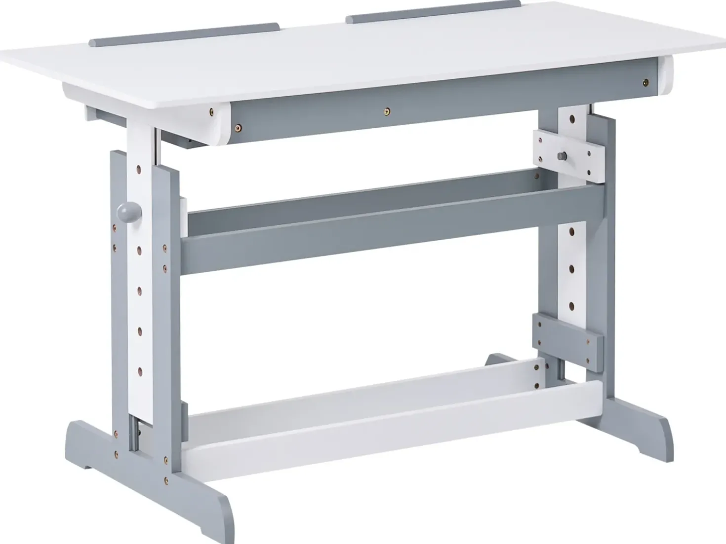 Scrivania manuale regolabile in altezza NANNUP Bianco 110 cm 53 cm