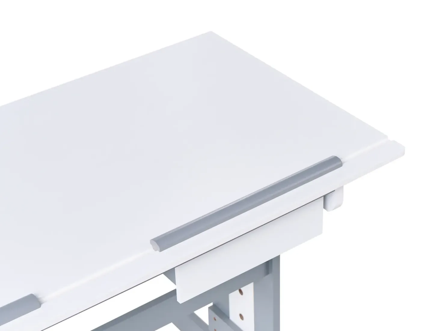 Scrivania manuale regolabile in altezza NANNUP Bianco 110 cm 53 cm