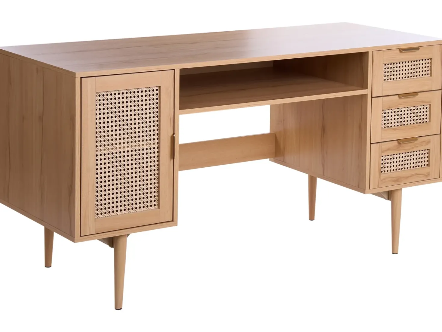 Scrivania RAFFRA Marrone chiaro 140 cm 60 cm