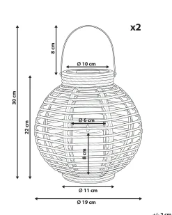 Clearance Beliani SEBU 30 cm Naturale
