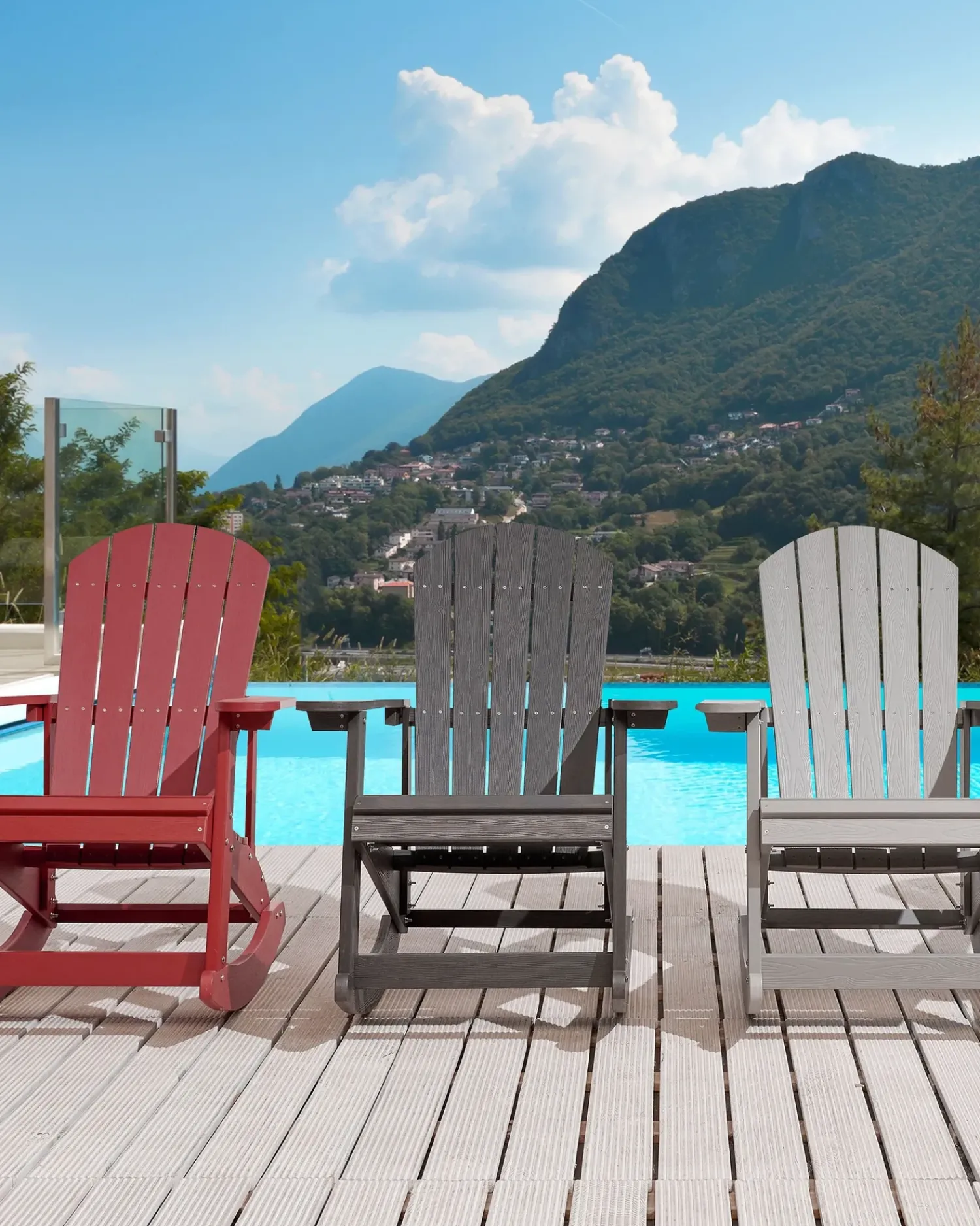 Hot Beliani ADIRONDACK scuro Grigio