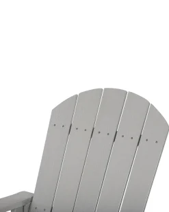 Clearance Beliani Sedia a dondolo da giardino ADIRONDACK chiaro Grigio