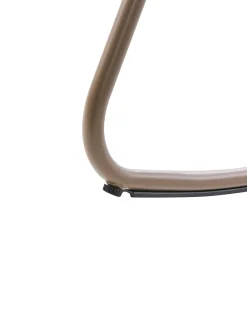 Best Beliani Sedia a dondolo da giardino TURI Metallo Tortora Beige
