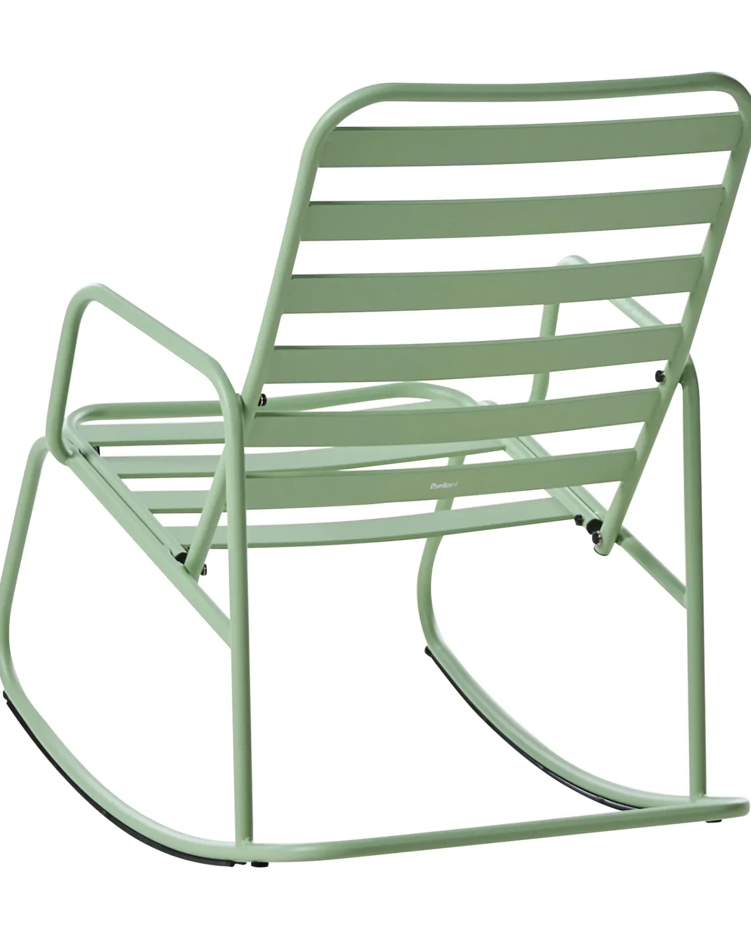 Best Beliani Sedia a dondolo da giardino TURI Metallo Verde