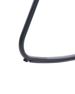 Outlet Beliani Sedia a dondolo da giardino TURI Metallo Nero