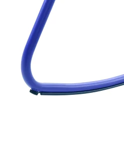 Outlet Beliani Sedia a dondolo da giardino TURI Metallo Blu