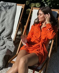 Beliani Sedia a sdraio pieghevole ANZIO con Tessuti di Ricambio Legno d'acacia Marrone chiaro Beige Marrone Multicolore
