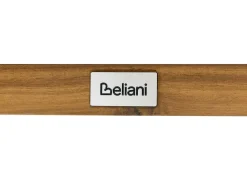 Discount Beliani Sedia a sdraio pieghevole ANZIO Legno d'acacia Nero Marrone Nero