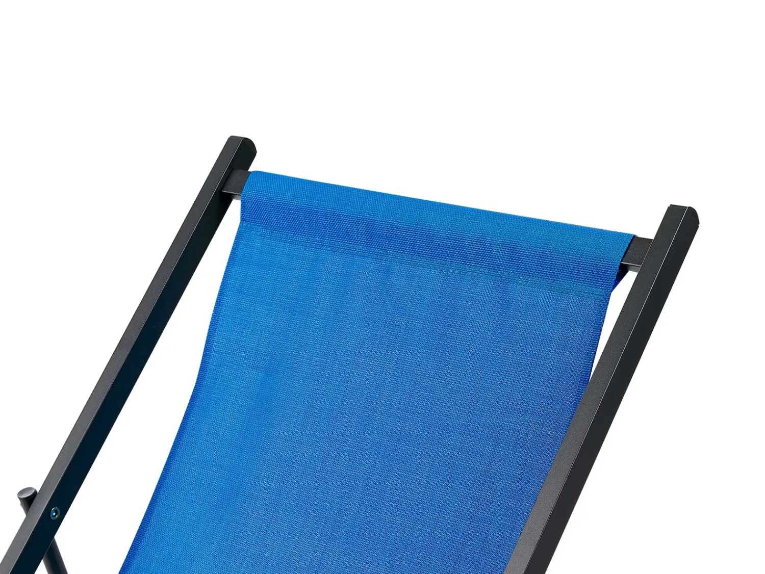 Sale Beliani Sedia a sdraio pieghevole LOCRI II Metallo Blu Blu Nero
