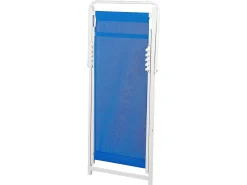 Sale Beliani Sedia a sdraio pieghevole LOCRI II Metallo Blu Bianco Blu