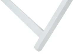 Best Beliani Sedia a sdraio pieghevole LOCRI II Metallo Beige chiaro Beige Bianco